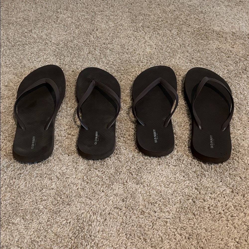 Old Navy Brown Flip Flops